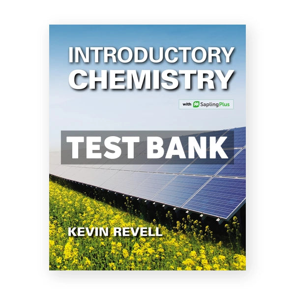 Introductory Chemistry 1st edition Revell Test Bank