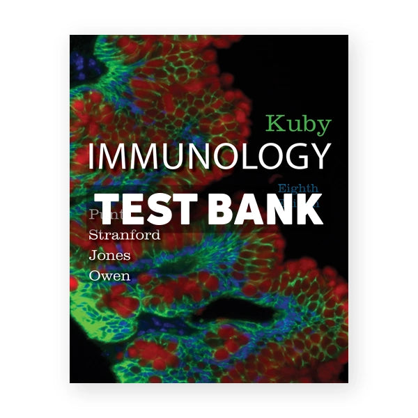 Kuby Immunology 8th edition Punt Test Bank