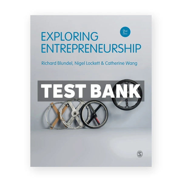 Exploring Entrepreneurship 2nd edition Blundel Test Bank