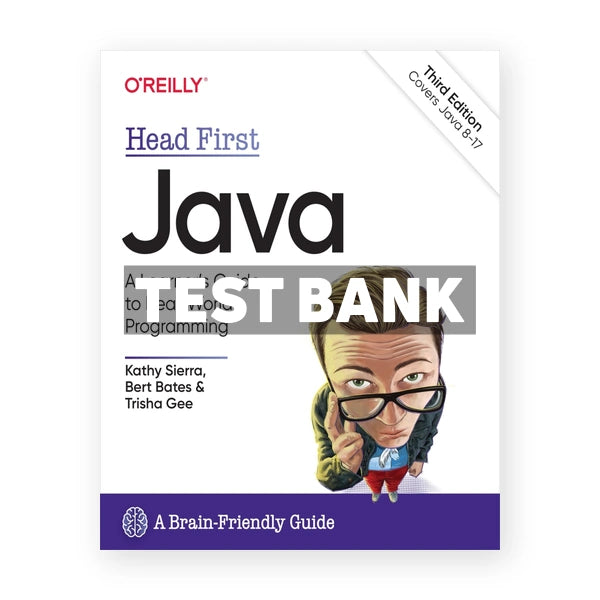 Head First Java 3rd edition Sierra Test Bank