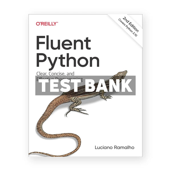 Fluent Python 2nd edition Ramalho Test Bank