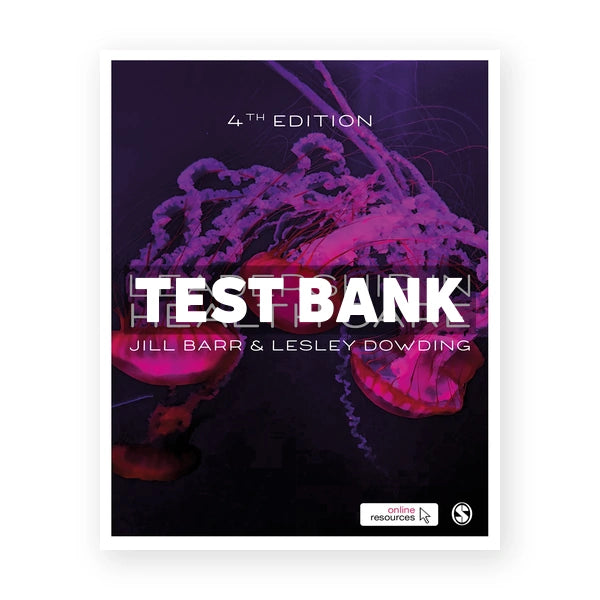 Leadership in Health Care 4th edition Barr Test Bank