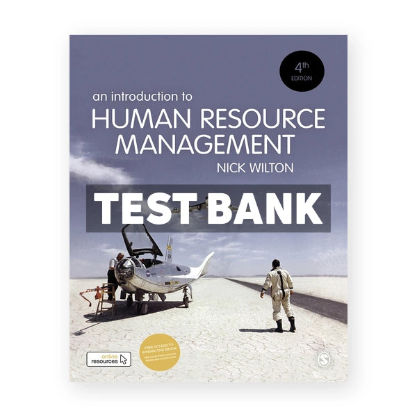 Introduction to Human Resource Management 4th edition Wilton Test Bank
