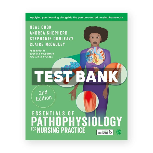 Essentials of Pathophysiology for Nursing Practice 2nd edition Cook Test Bank