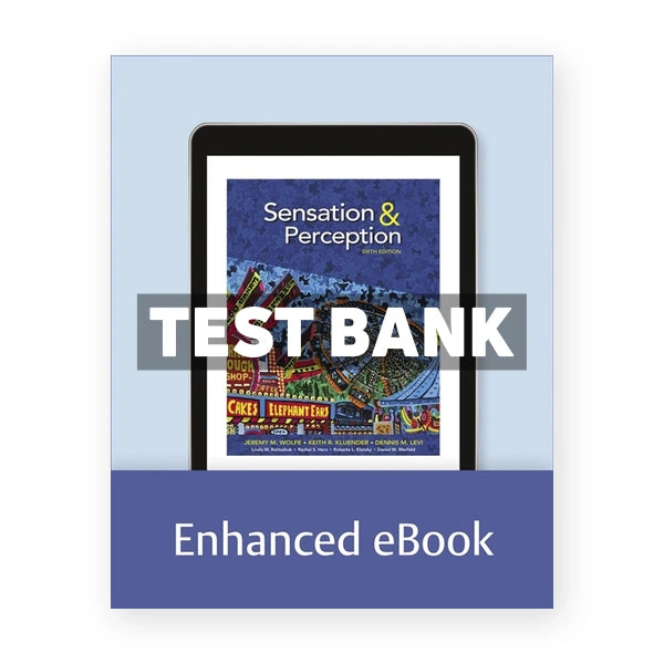 Sensation and Perception 6th edition Wolfe Test Bank