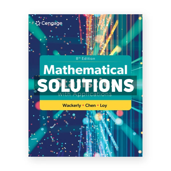 Mathematical Statistics with Applications 8th edition Wackerly Solutions Manual