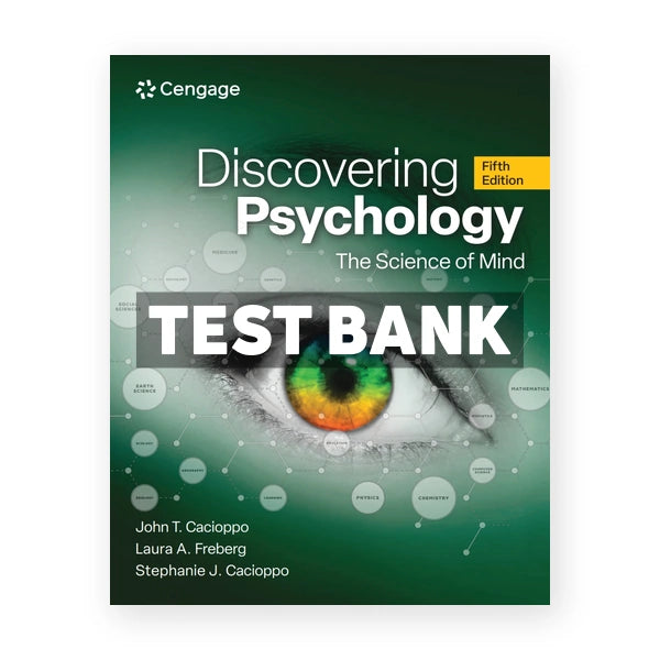 Discovering Psychology 5th edition Cacioppo Test Bank