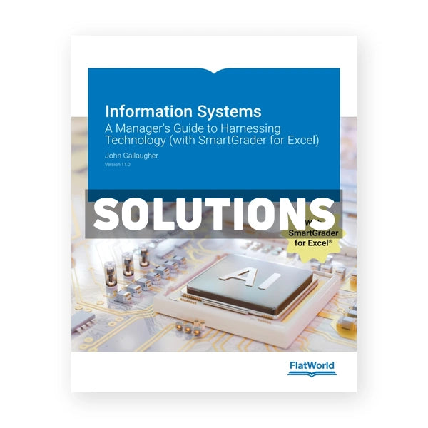 Information Systems v11 1st edition Gallaugher Solutions Manual