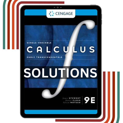 Calculus Early Transcendentals 9th Solutions Manual