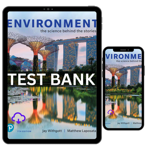 Environment, Science Behind the Stories, 7th Test Bank