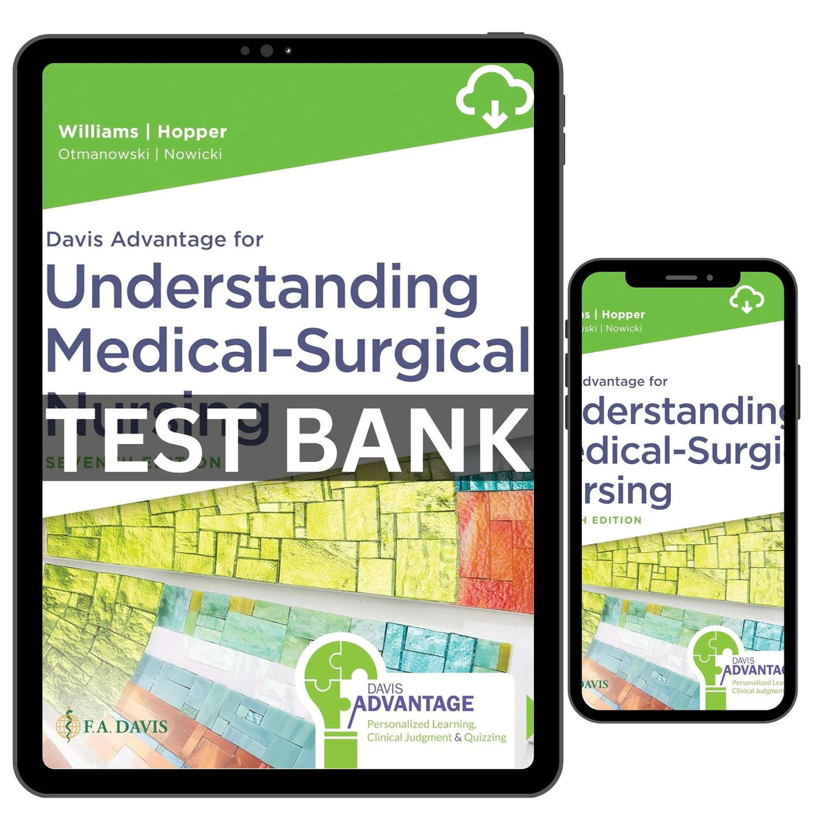Test Bank Davis Understanding Medical Surgical Nursing 7th By Williams & Hopper ISBN 9781719644587
