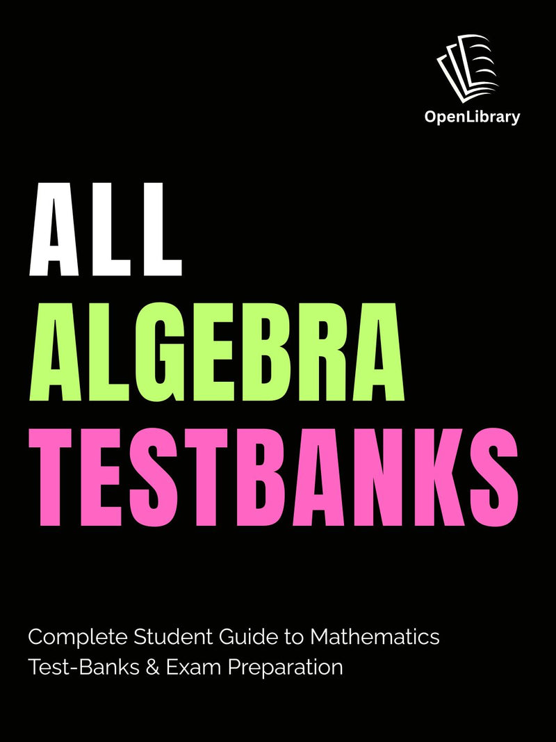 Algebra Test Banks